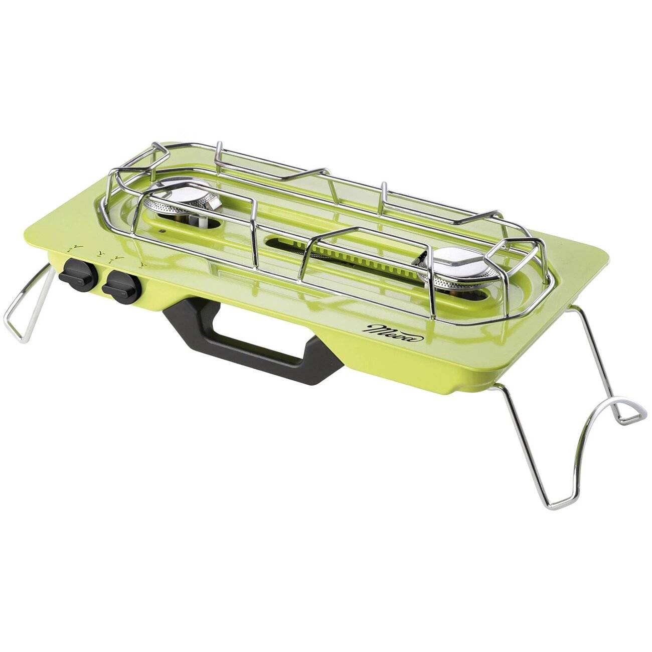 MOVE Campingkocher mit 2 Gaskartuschenbrennern + regelbarem 4,6-kW-Brenner