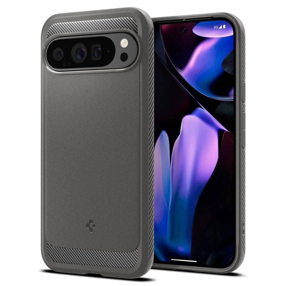 Spigen Rugged Armor Hülle Google Pixel 9 Pro XL – Grau