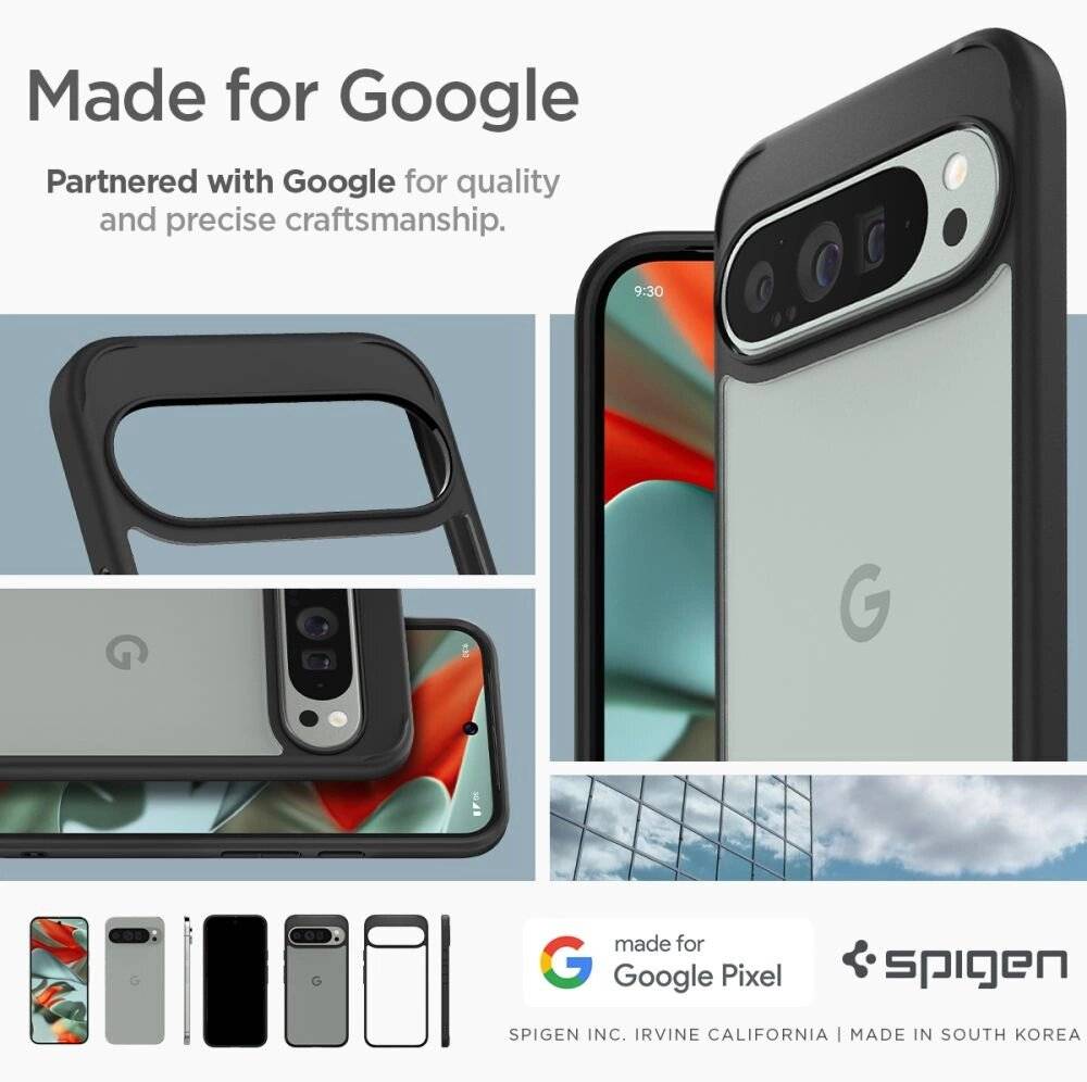 Spigen Ultra Hybrid-Hülle Google Pixel 9 Pro XL – Schwarz