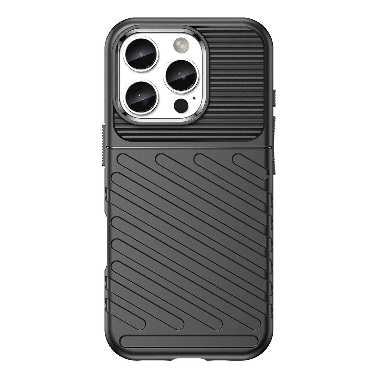 Thunder Case Silikonhülle iPhone 16 Pro – Schwarz