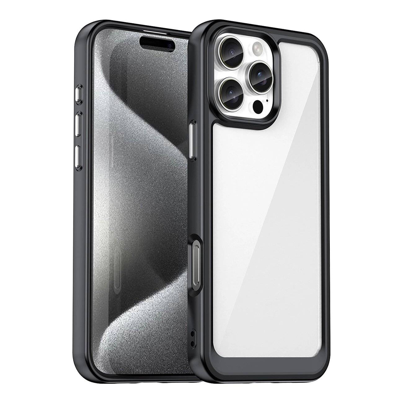 Outer Space Case Gelrahmen iPhone 16 Pro – Schwarz