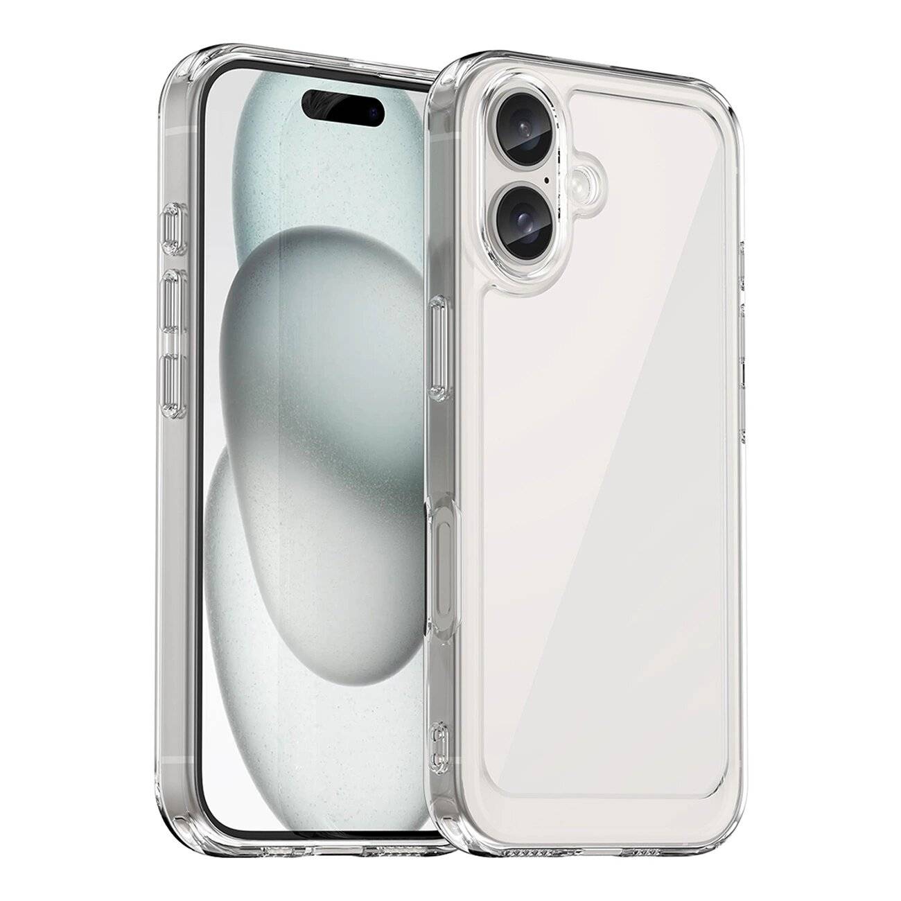 Outer Space Case Gelrahmen iPhone 16 – transparent