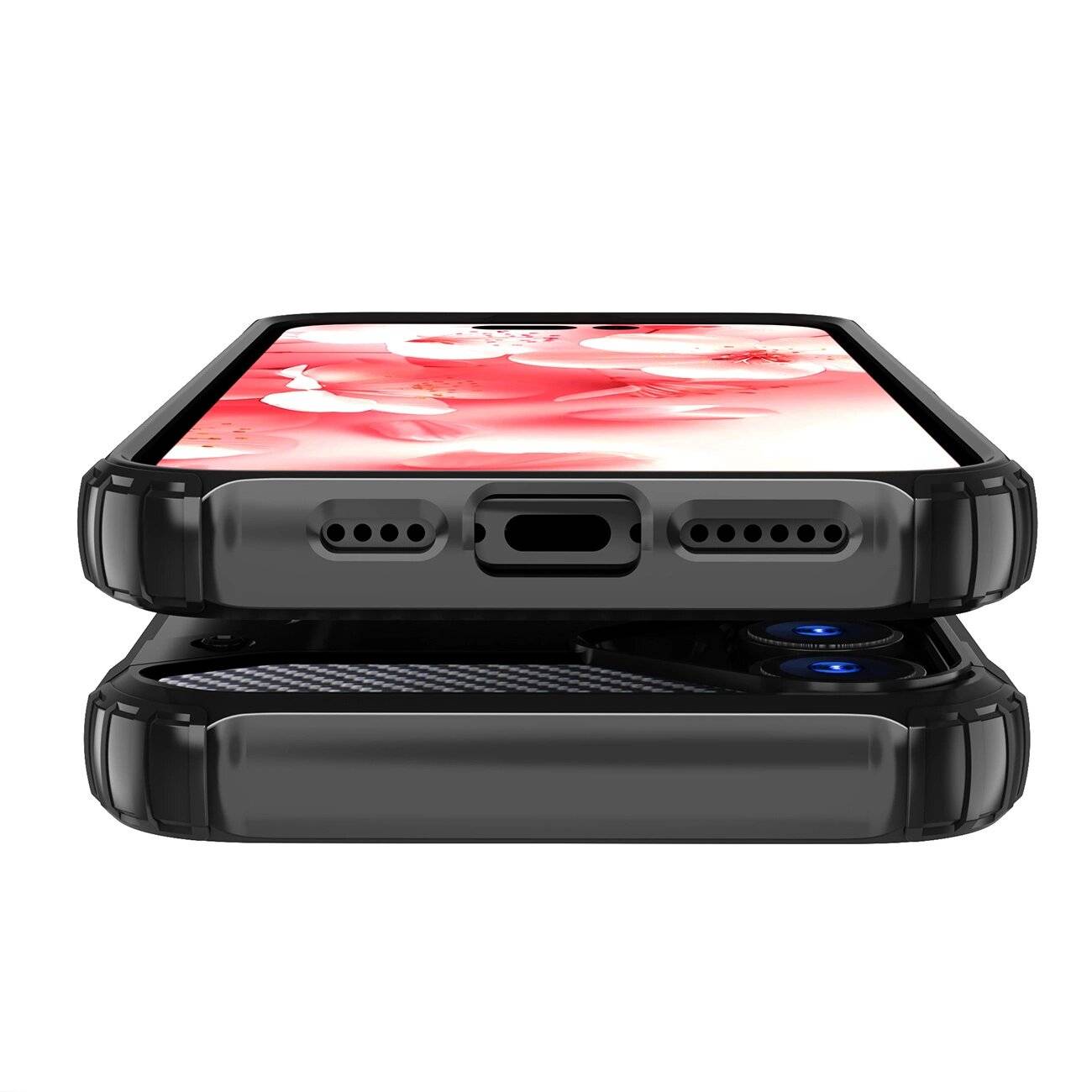 Hybrid Armor Panzerhülle iPhone 16 – Schwarz