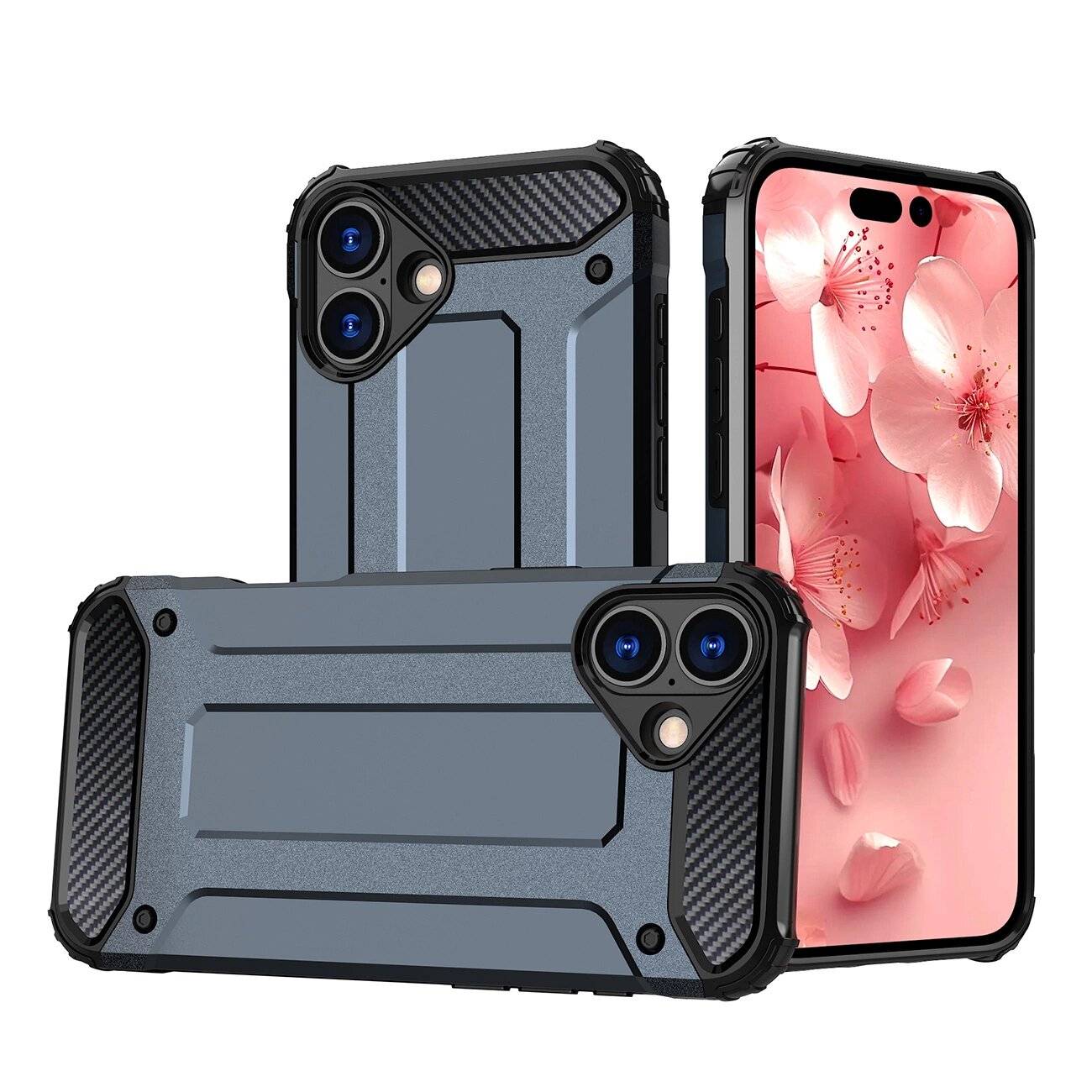 Hybrid Armor Panzerhülle iPhone 16 – Blau