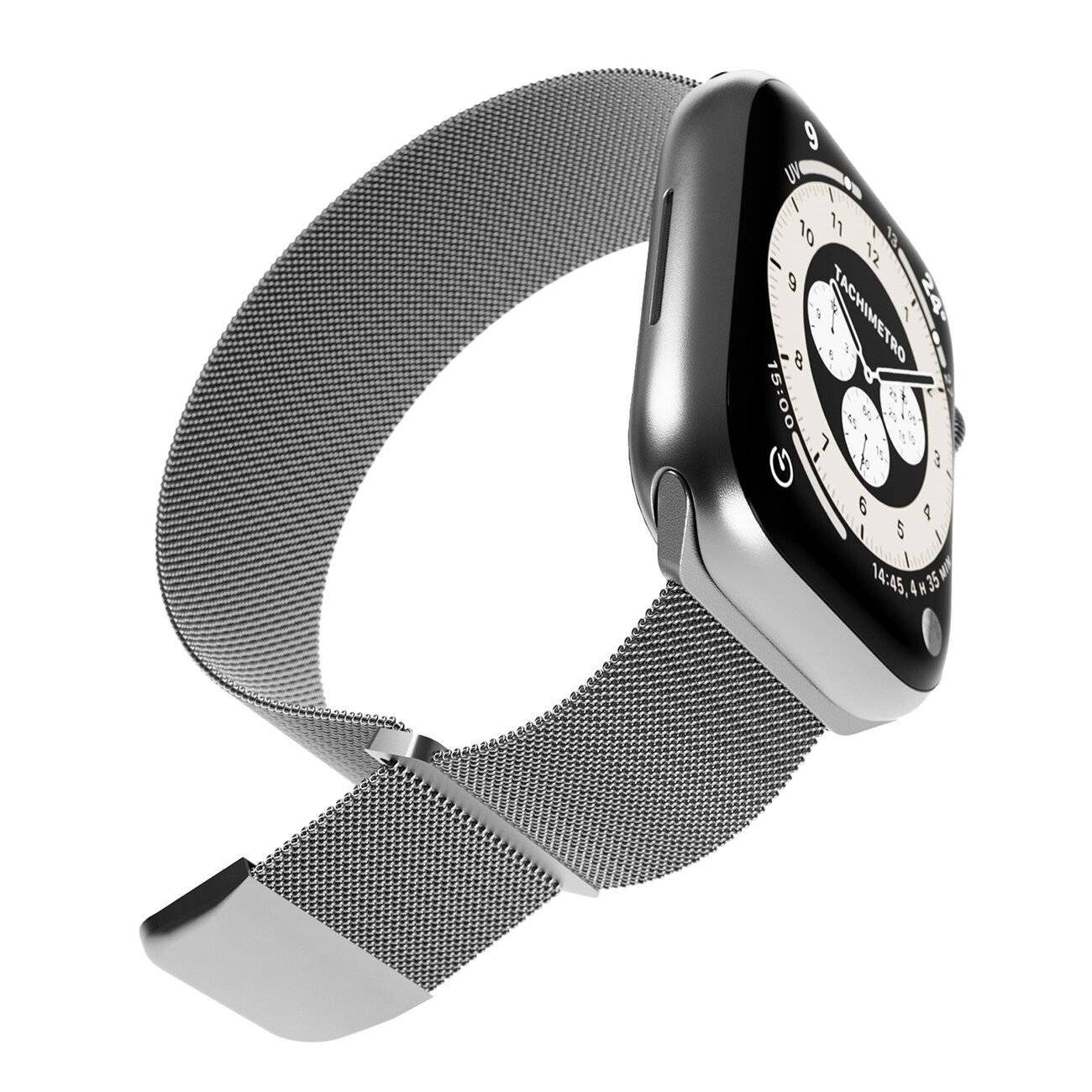 Puro Milanese Edelstahlarmband Apple Watch 42/44/45/49 mm – Silber