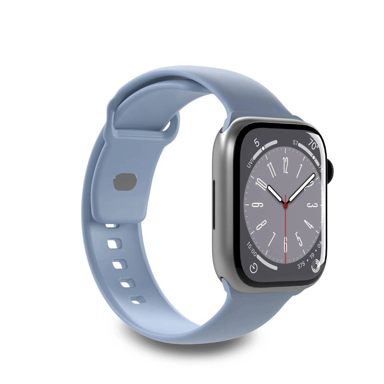 Puro Icon Silikonarmband Apple Watch 38 / 40 41 mm - Hellblau 2 Stück