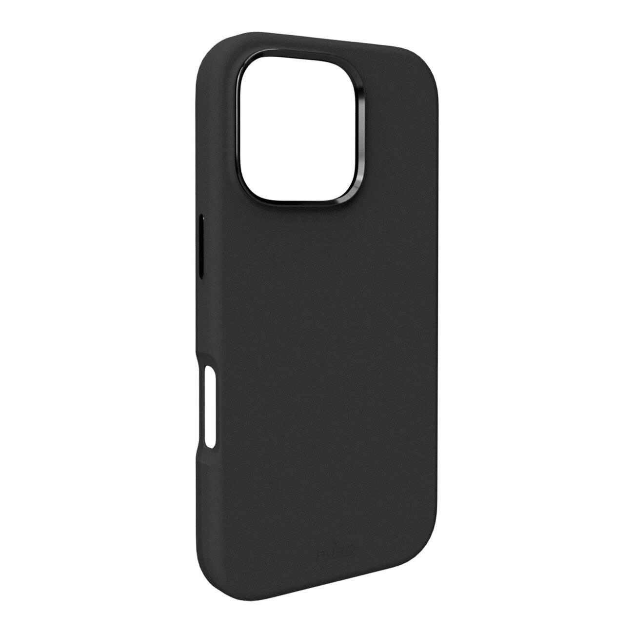 Puro Icon Mag Pro MagSafe Silikonhülle iPhone 16 – Schwarz