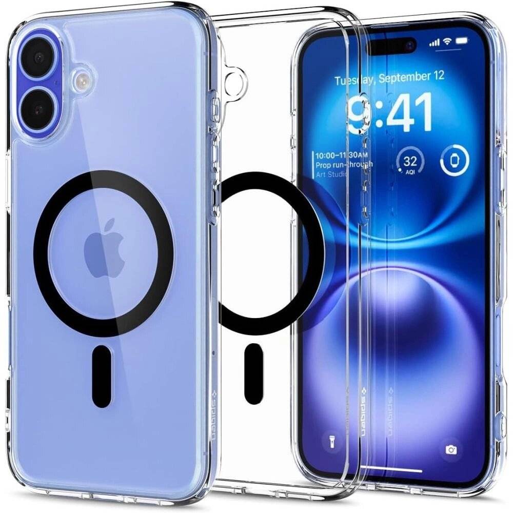 Spigen Ultra Hybrid Mag-Hülle MagSafe iPhone 16 Plus – Schwarz