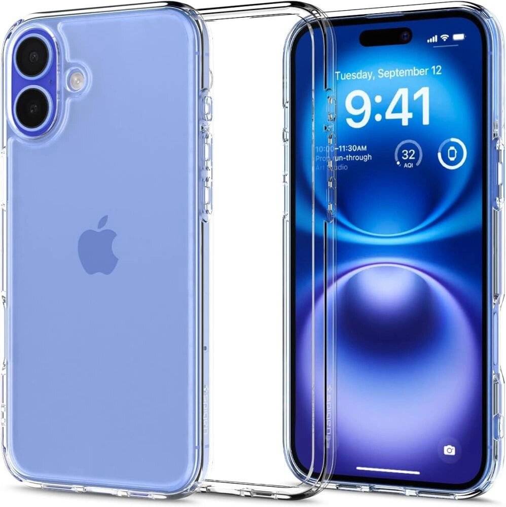 Spigen Ultra Hybrid-Hülle iPhone 16 – transparent
