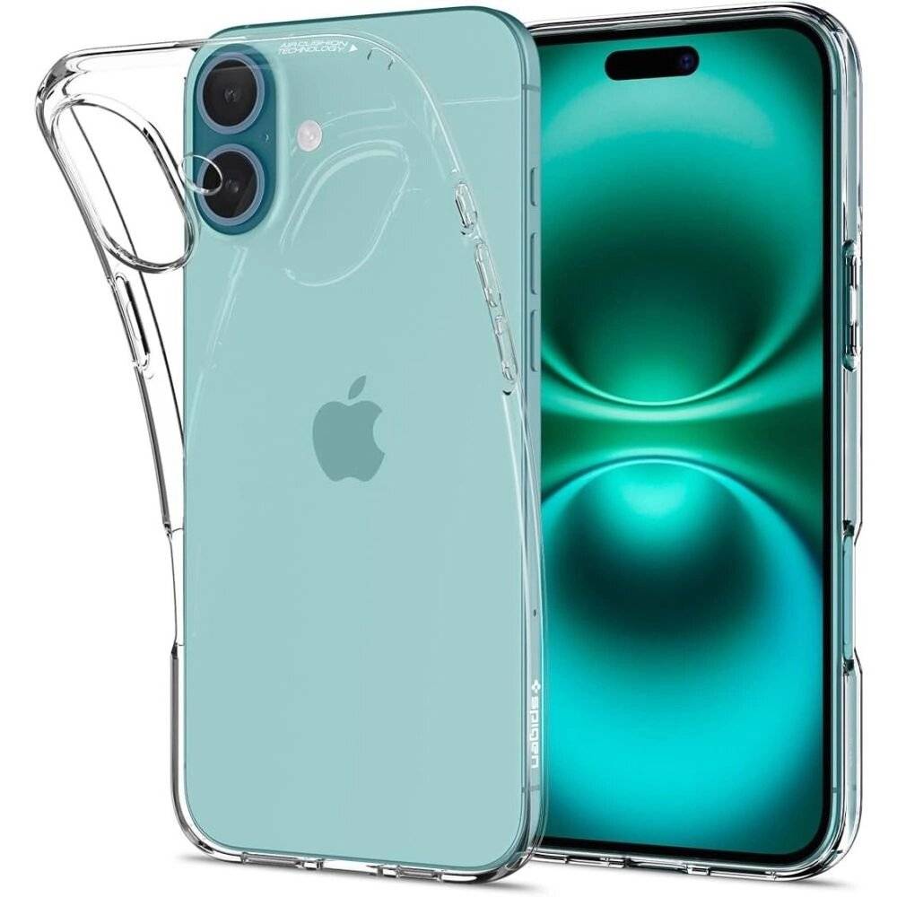 Spigen Liquid Crystal Hülle iPhone 16 – transparent