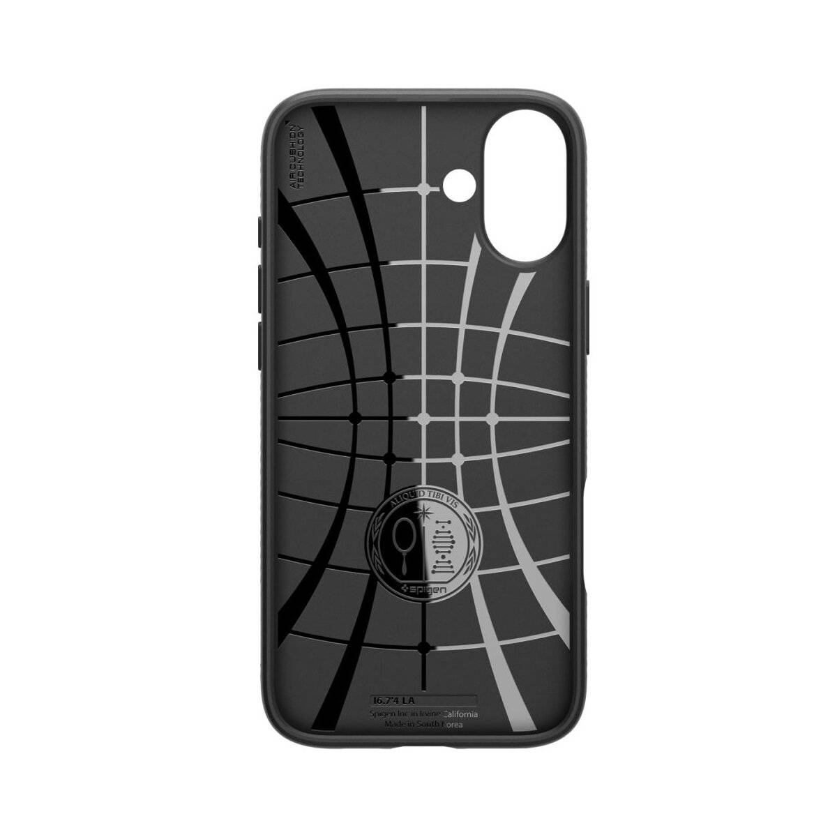 Schwarze Handyhülle mit einem Reifenprofilmuster und den Worten „The 'Kelex' Protector