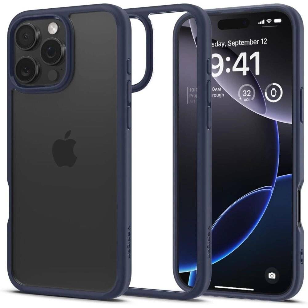 Spigen Ultra Hybrid-Hülle iPhone 16 Pro – blau