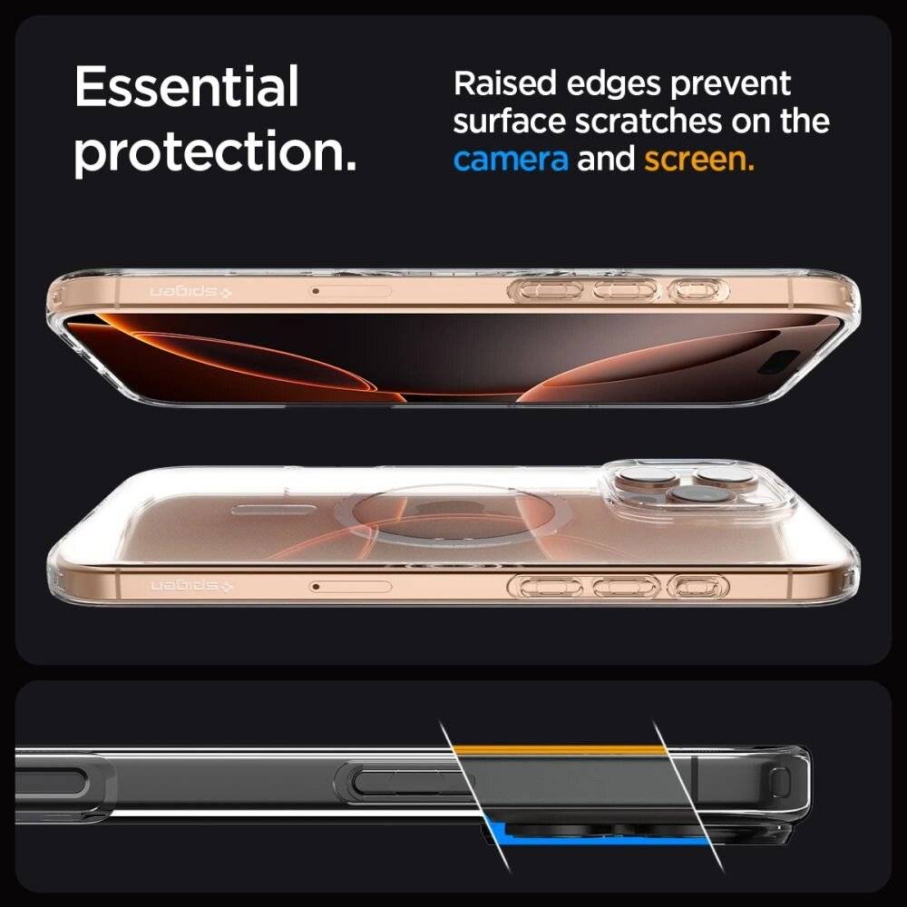 Spigen Liquid Crystal Mag MagSafe Hülle iPhone 16 Pro – transparent