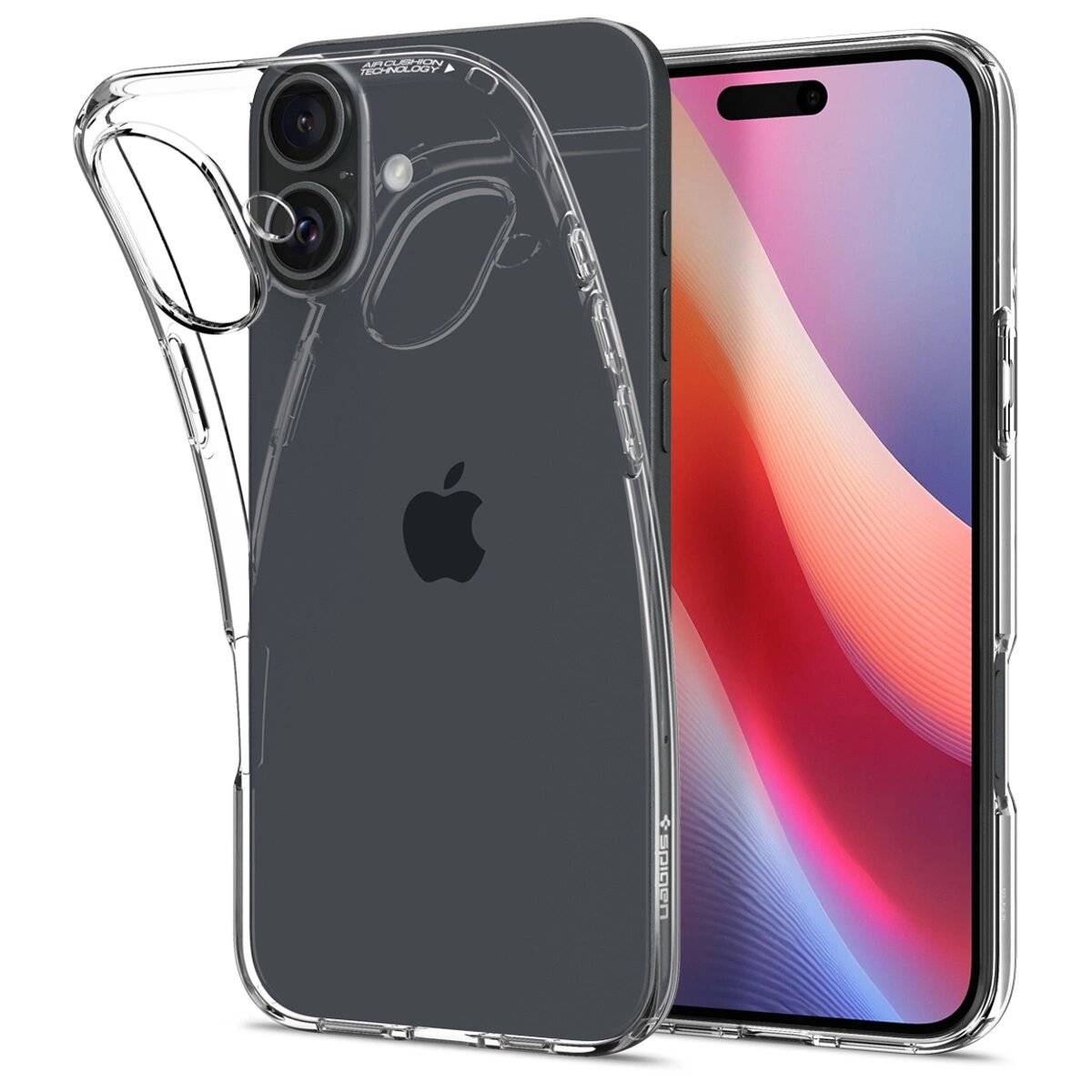 Spigen Liquid Crystal Hülle iPhone 16 Plus – transparent