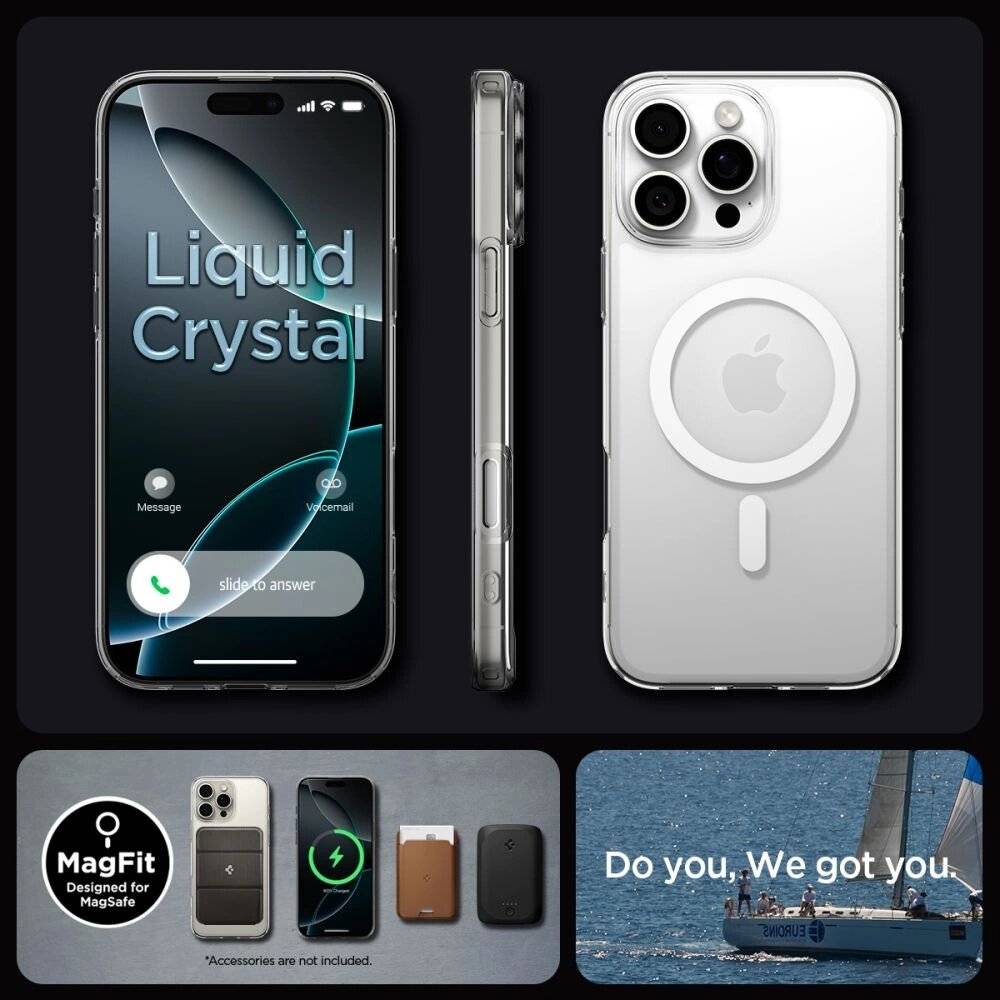 Spigen Liquid Crystal MagSafe Hülle iPhone 16 Pro Max – transparent