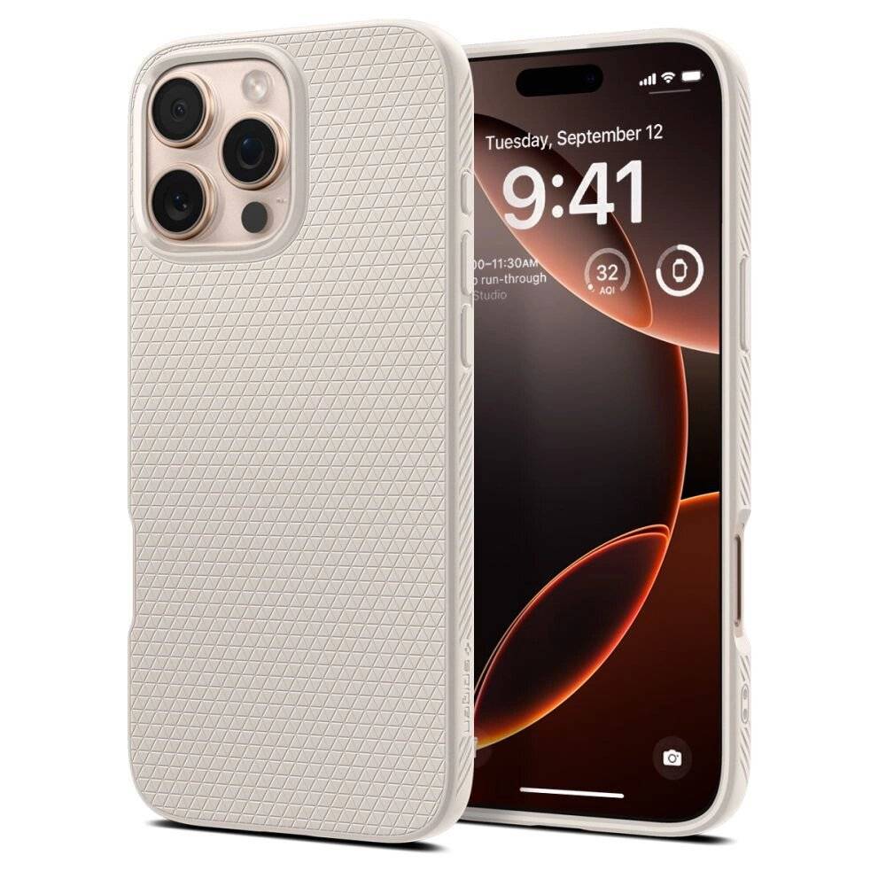 Spigen Liquid Air Hülle iPhone 16 Pro Max – Titan