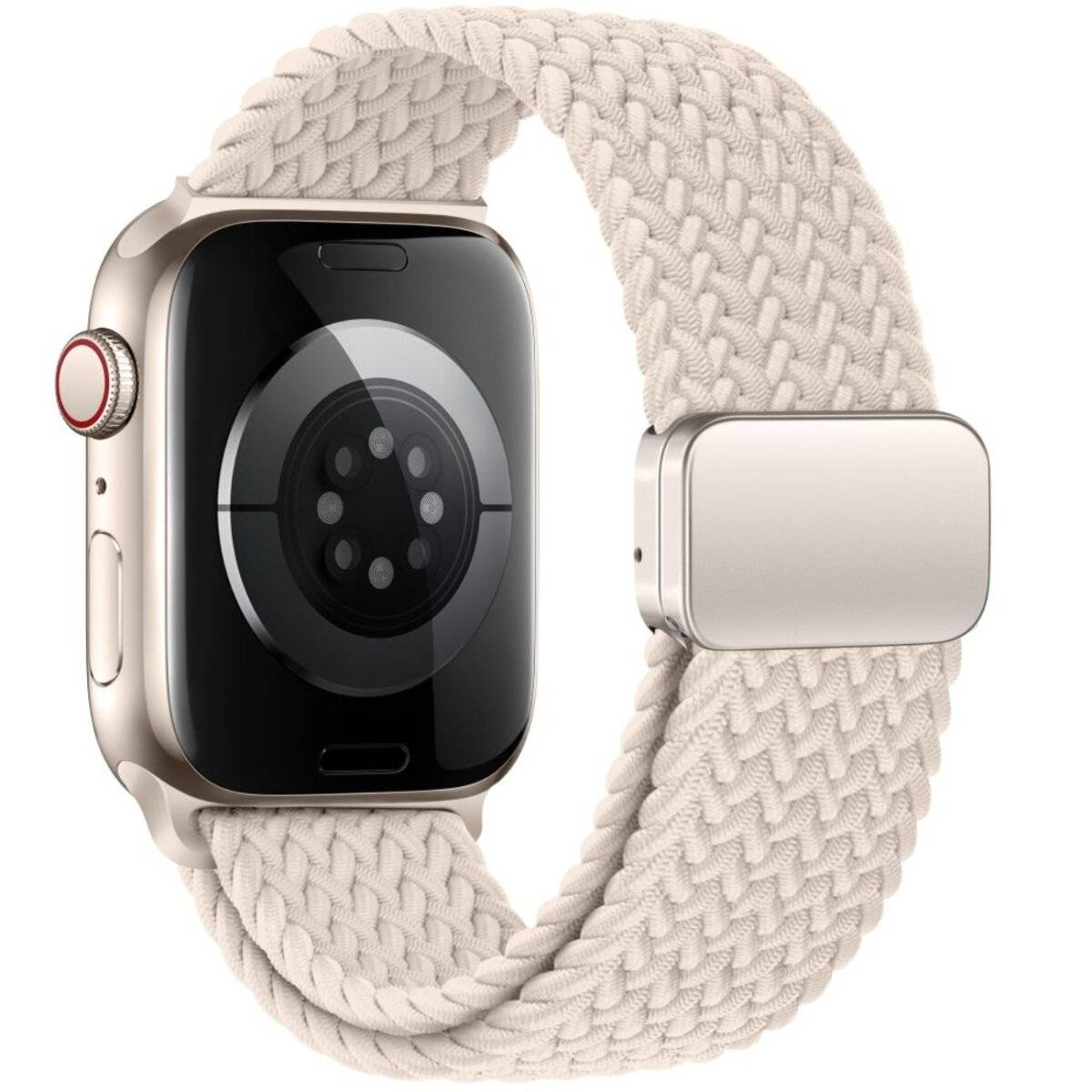 Tech-Protect Nylonmag-Armband Apple Watch 4 / 5 6 7 8 9 SE 38 40 41 mm – Beige