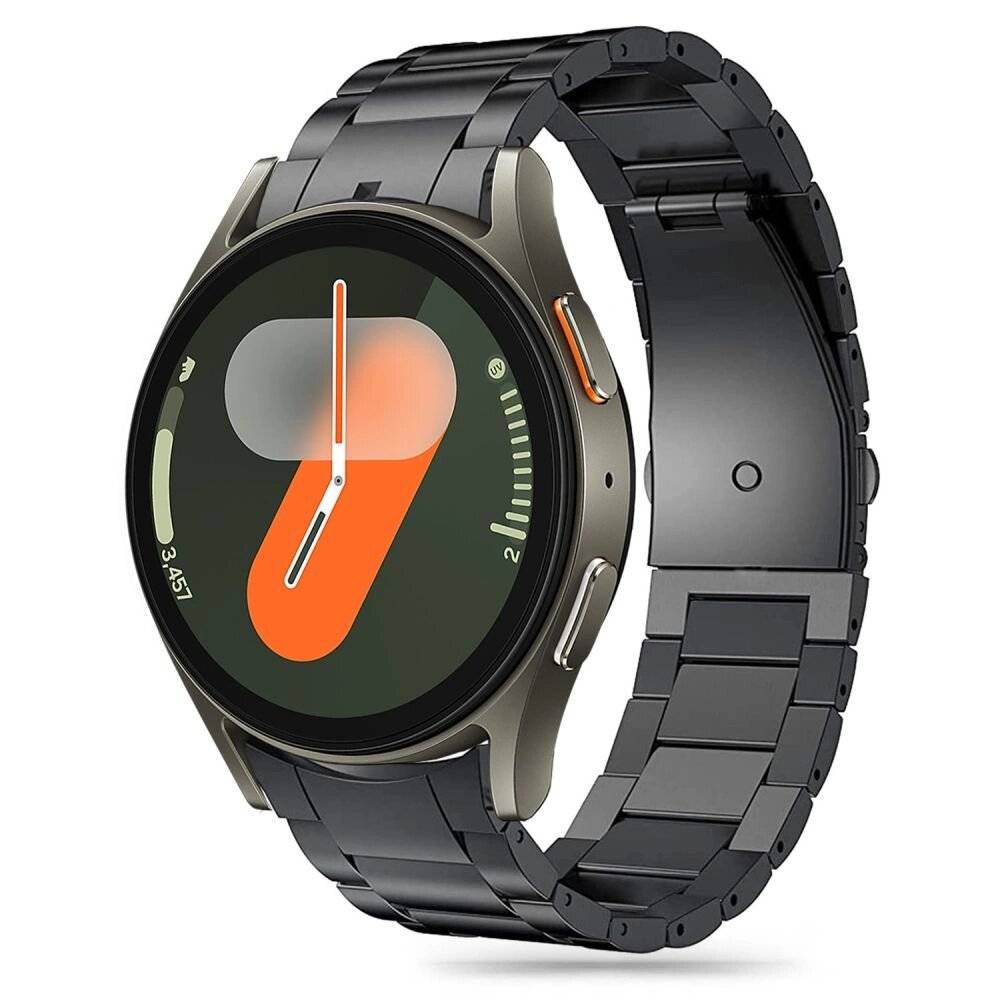 Tech-Protect Edelstahlarmband Samsung Galaxy Watch 4/5/5 Pro/6/7/FE – Schwarz