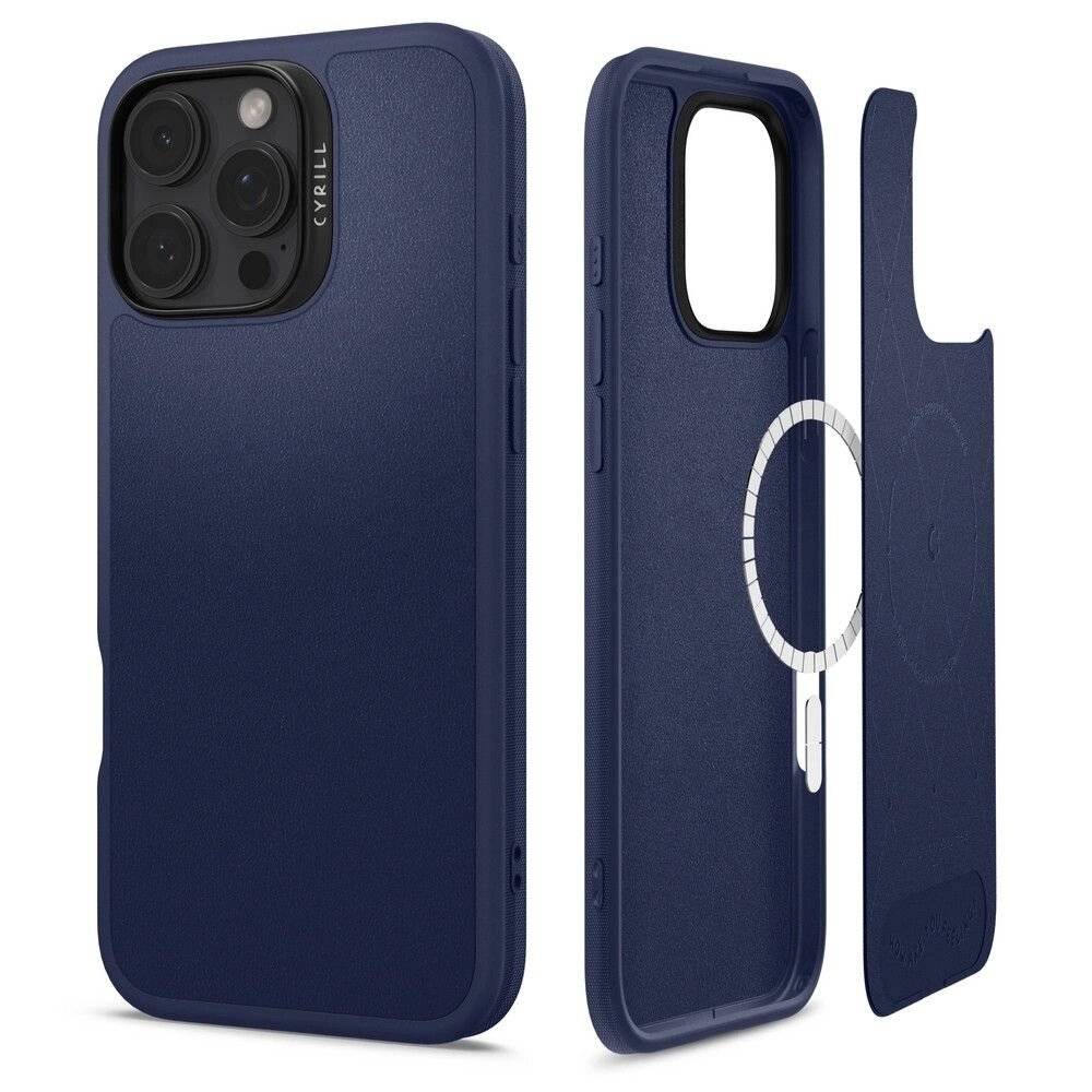 Spigen Cyrill Kajuk Mag iPhone 16 Pro Hülle - Blau