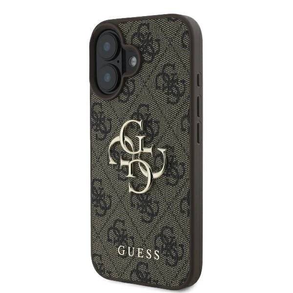 Guess 4G Big Logo Hülle iPhone 16 – braun