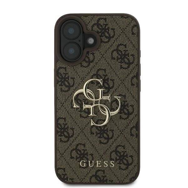Guess 4G Big Logo Hülle iPhone 16 – braun