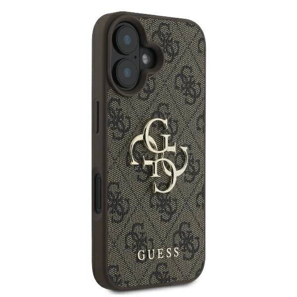 Guess 4G Big Logo Hülle iPhone 16 – braun