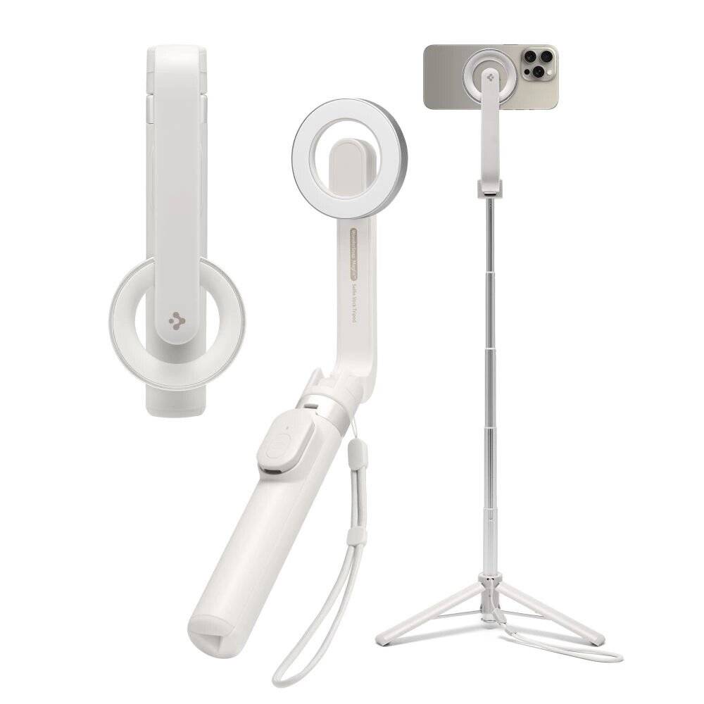 Spigen S571W MagSafe Bluetooth-Selfie-Stick Stativ – Beige