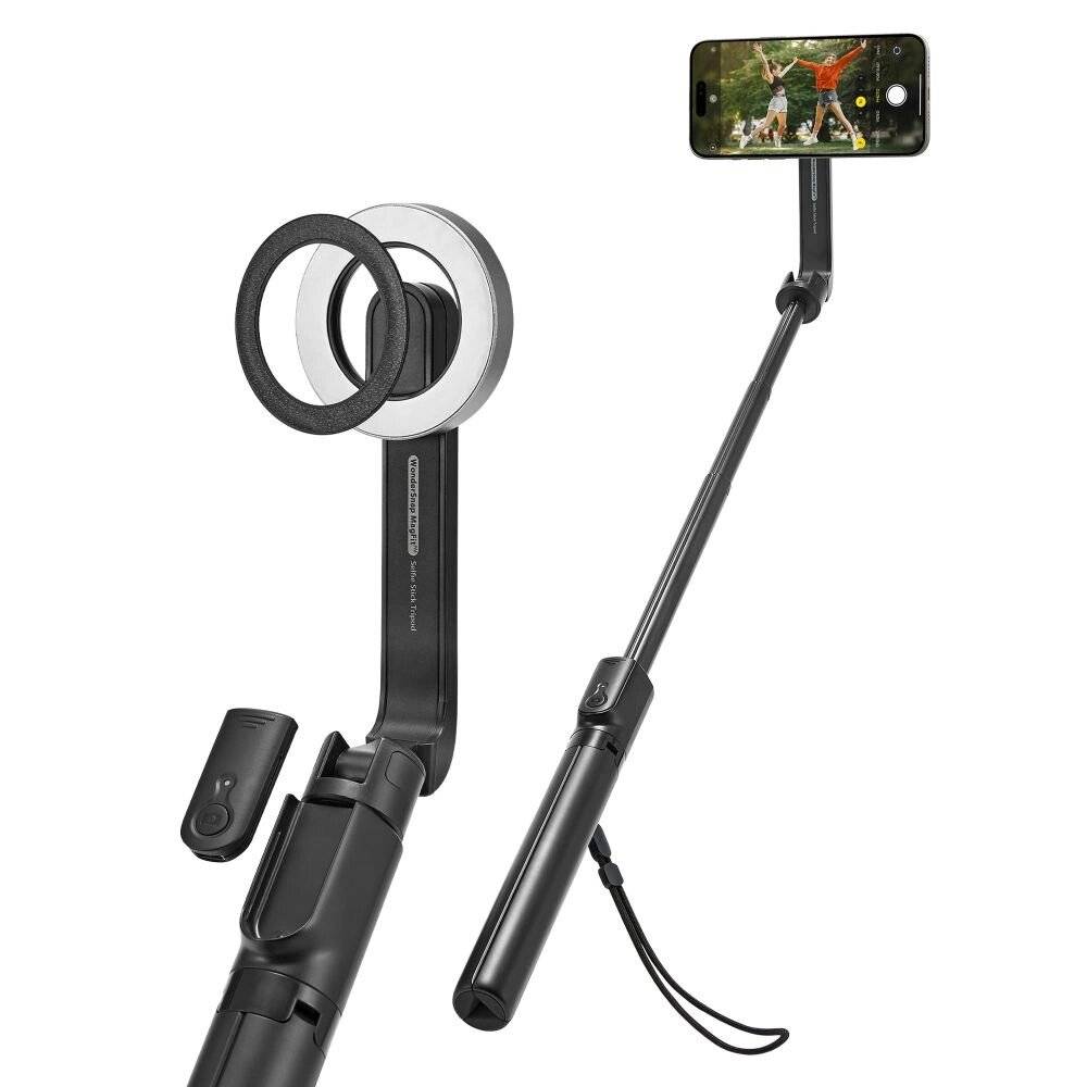 Spigen S580W MagSafe Bluetooth-Selfie-Stick Stativ – Schwarz