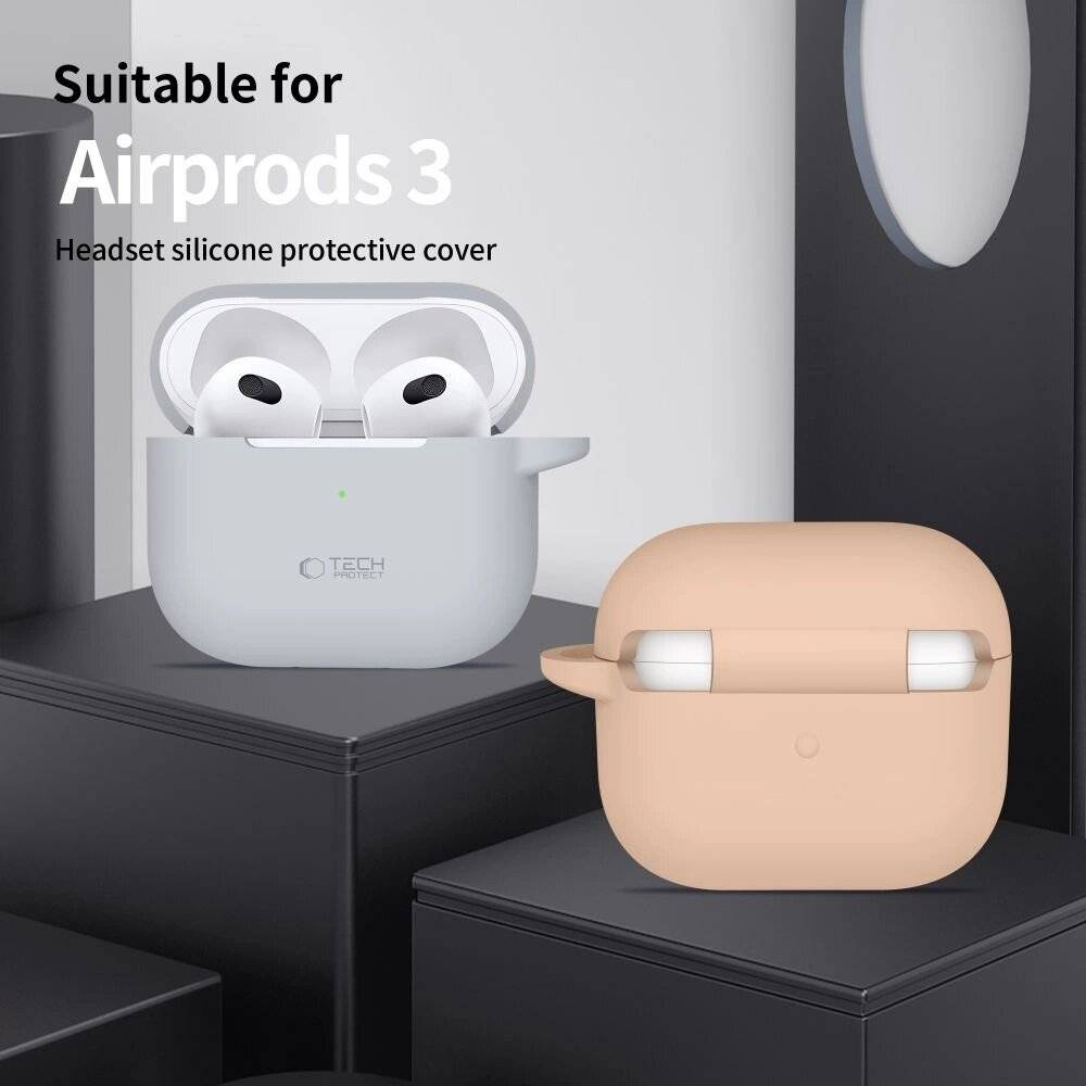 Tech-Protect Silikon-Hakenhülle Apple AirPods 3 – Pink