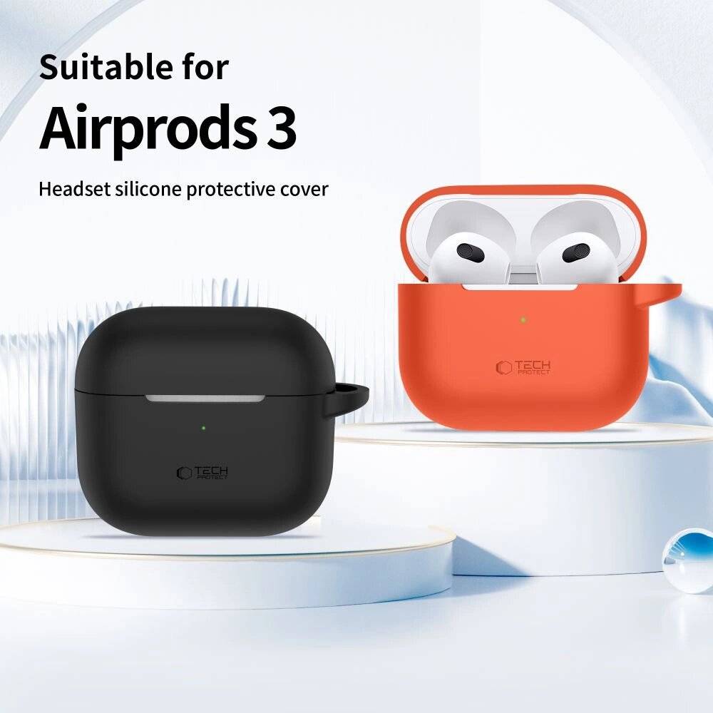 Tech-Protect Silikon-Hakenhülle Apple AirPods 3 – Pink