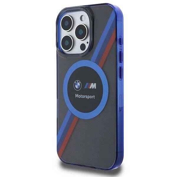 BMW Motosport IML Circle MagSafe Hülle iPhone 16 Pro – Schwarz