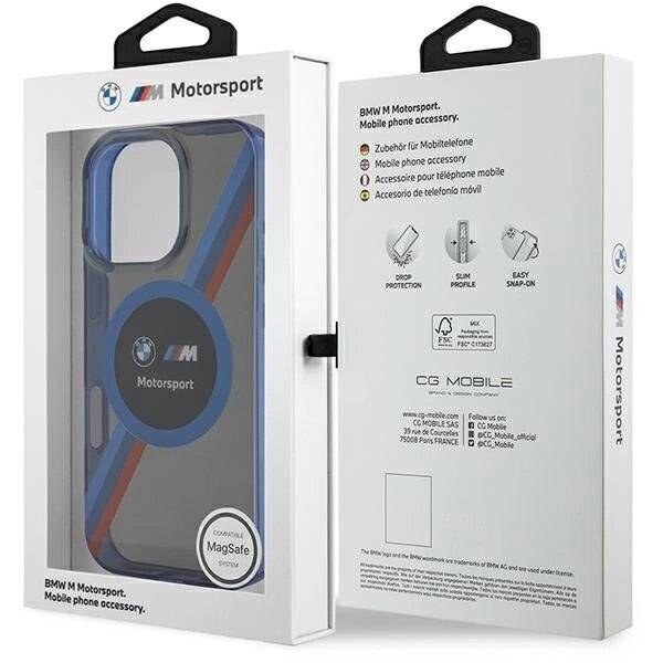 BMW Motosport IML Circle MagSafe Hülle iPhone 16 Pro – Schwarz