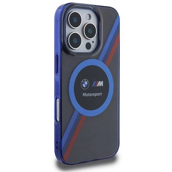 BMW Motosport IML Circle MagSafe Hülle iPhone 16 Pro – Schwarz