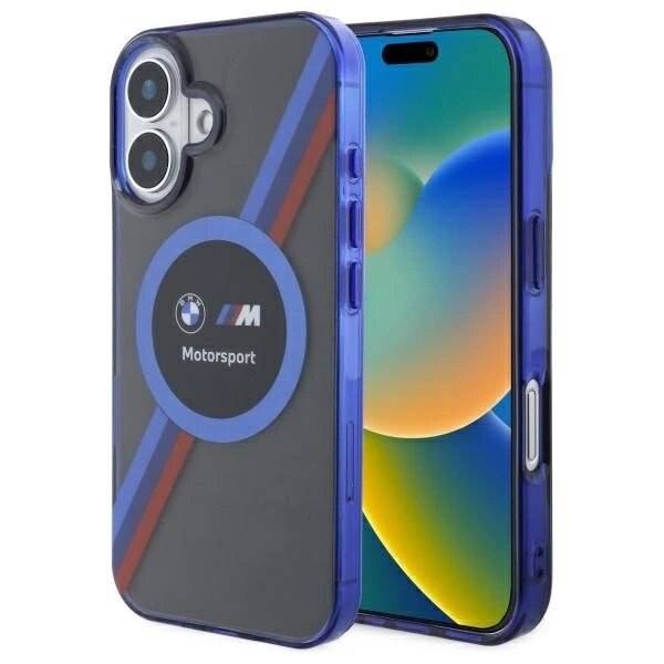 BMW Motosport IML Circle MagSafe Hülle iPhone 16 – Schwarz