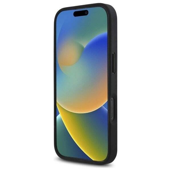 BMW M Perforated Twisted Line MagSafe Hülle iPhone 16 Pro Max – Schwarz