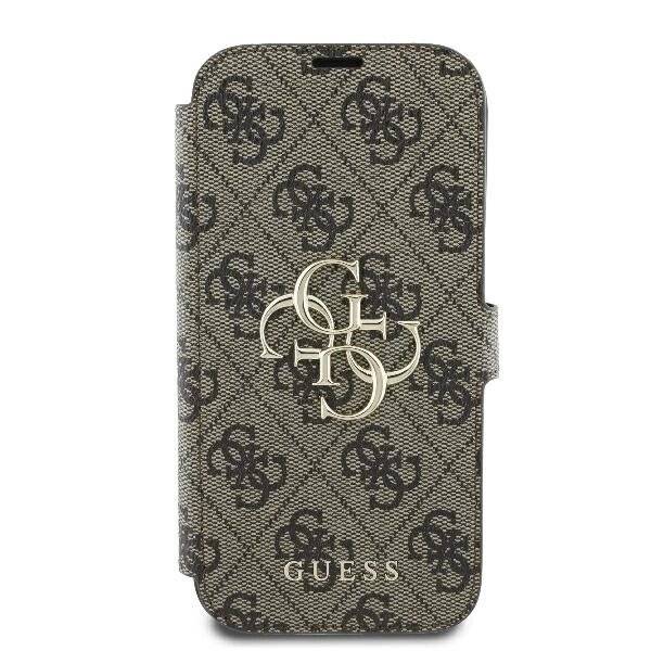 Guess 4G Metal Logo Hülle iPhone 16 Pro – braun