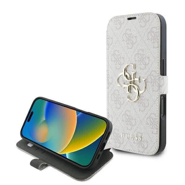 Guess 4G Metal Logo Hülle iPhone 16 Plus – Rosa