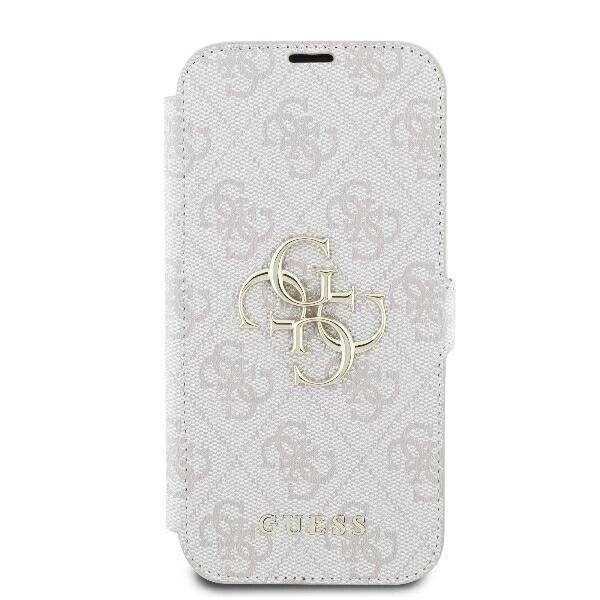 Guess 4G Metal Logo Hülle iPhone 16 Plus – Rosa