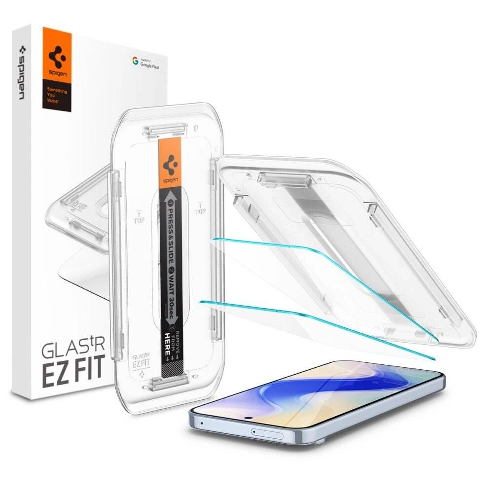 Spigen Glas.tR EZ Fit Schutzglas Applikator Google Pixel 9 Pro XL 2 Stk.