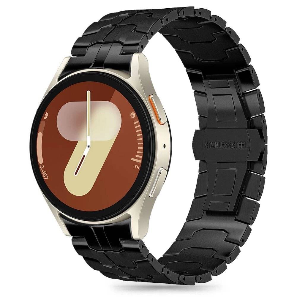 Tech-Protect Stainless Line Armband Samsung Galaxy Watch 4 / 5 PRO 6 7 FE – Schwarz