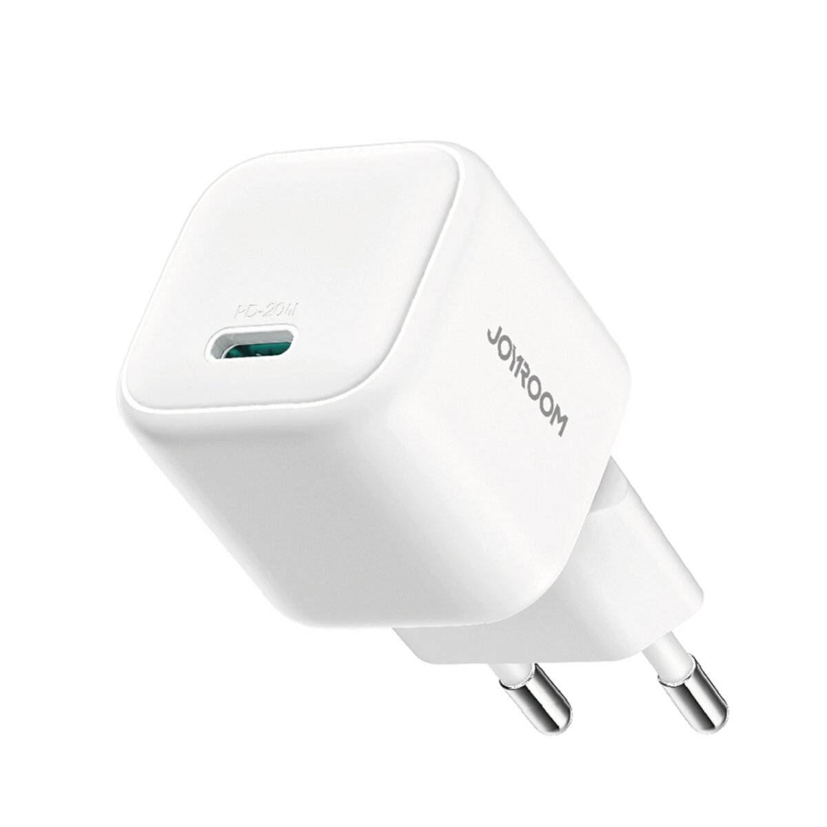 Joyroom JR-TCG08 GaN 20W USB-C Wandladegerät Power Delivery Weiß