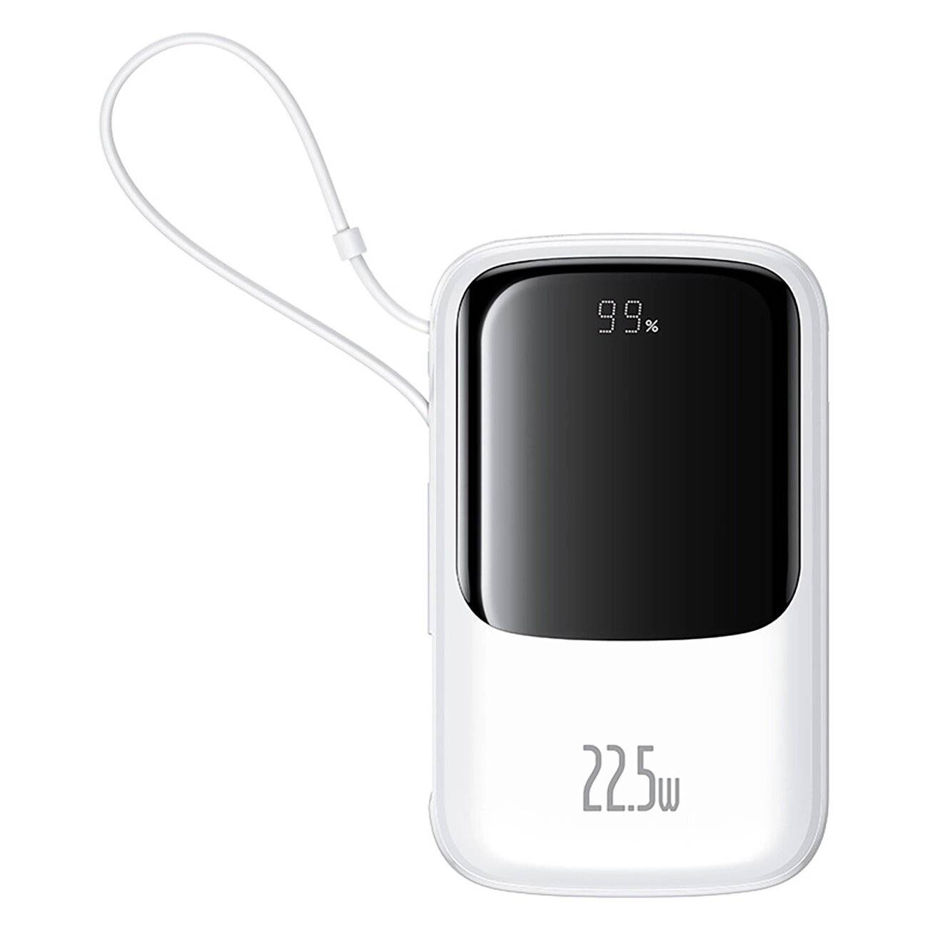 Baseus Qpow Pro+ 22,5 W 10000 mAh USB-C Powerbank – Weiß