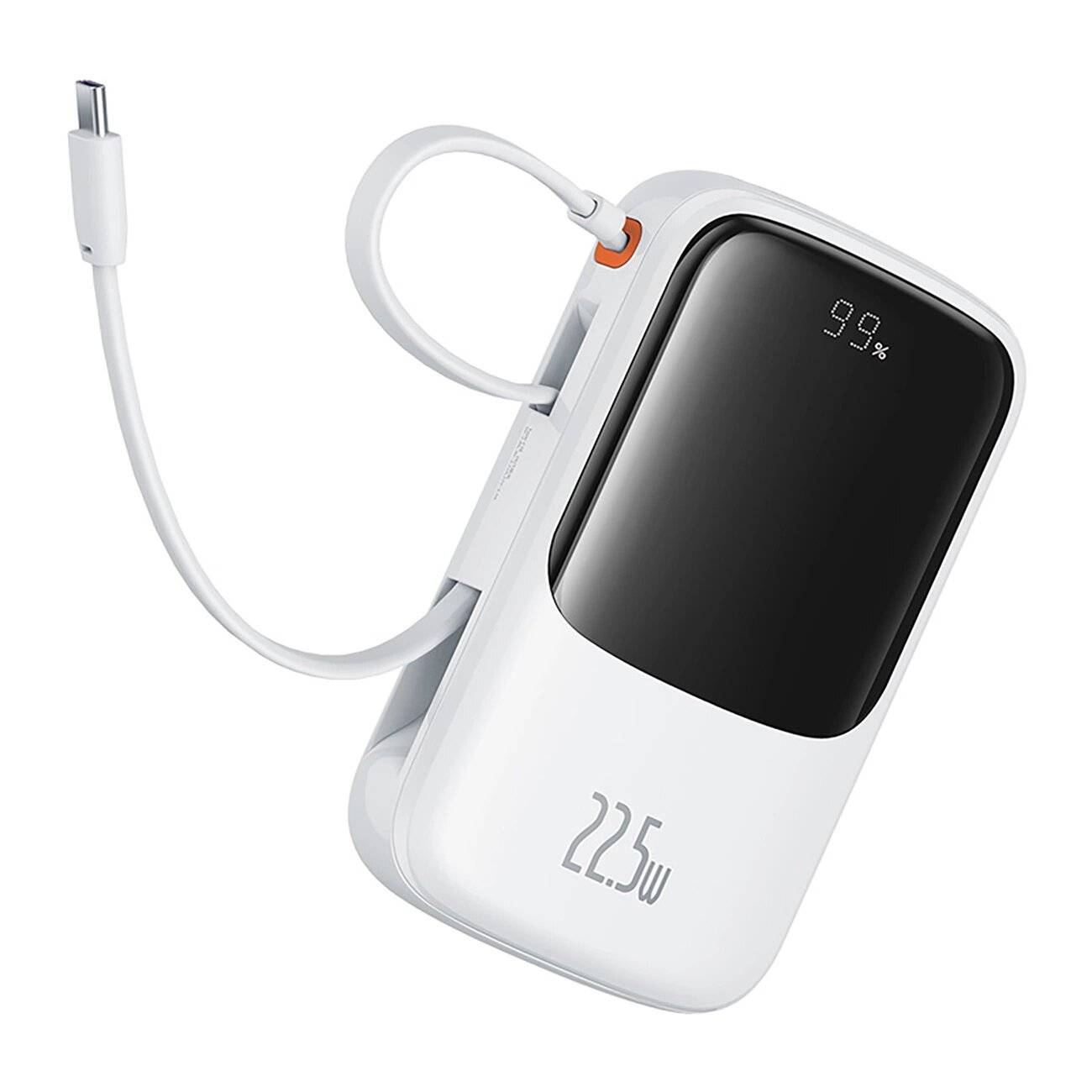 Baseus Qpow Pro+ 22,5 W 10000 mAh USB-C Powerbank – Weiß
