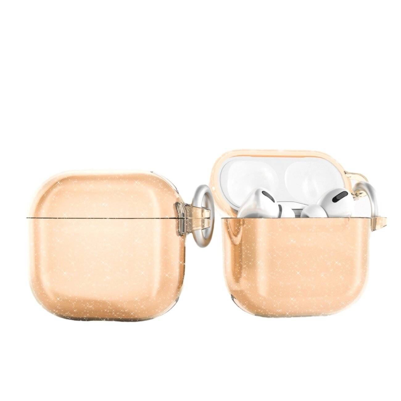 Glitzerhülle AirPods 4 – Gold