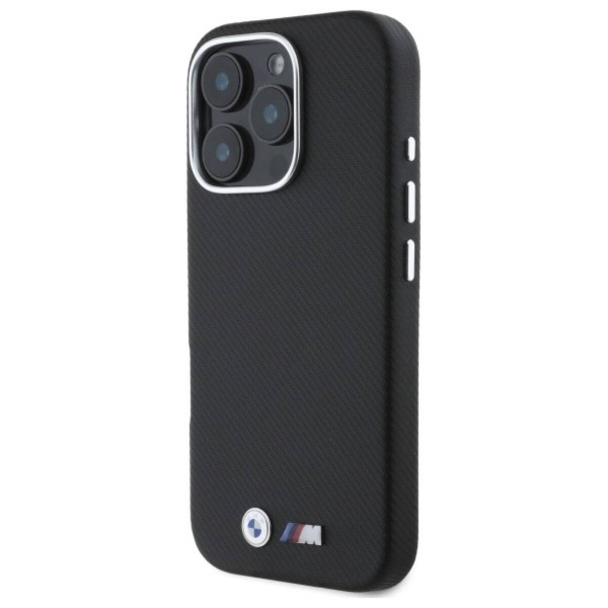 BMW M Edition Kevlar umwickelte Metallhülle iPhone 16 Pro Max – Schwarz
