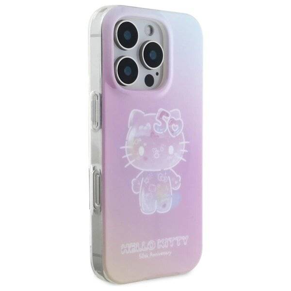 Hello Kitty IML 50th Anniversary Magsafe Hülle iPhone 16 Pro Max – Pink