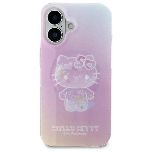 Hello Kitty IML 50th Anniversary Magsafe Hülle iPhone 16 – Rosa