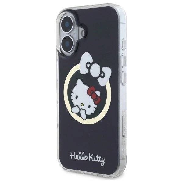 Hello Kitty IML Fun Bow Magsafe Hülle iPhone 16 – Schwarz