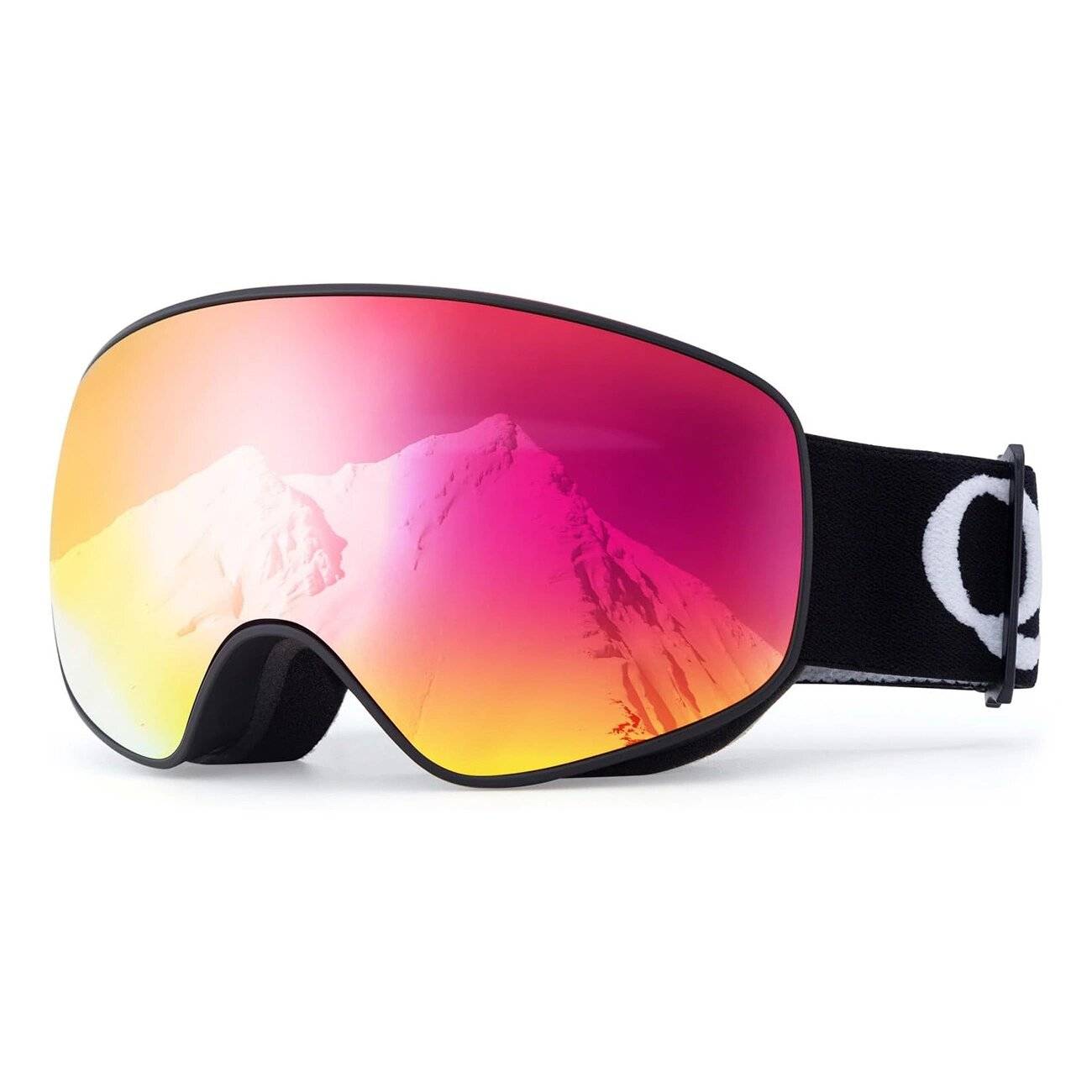 Qunature Black Kinder-Skibrille Größe M/L