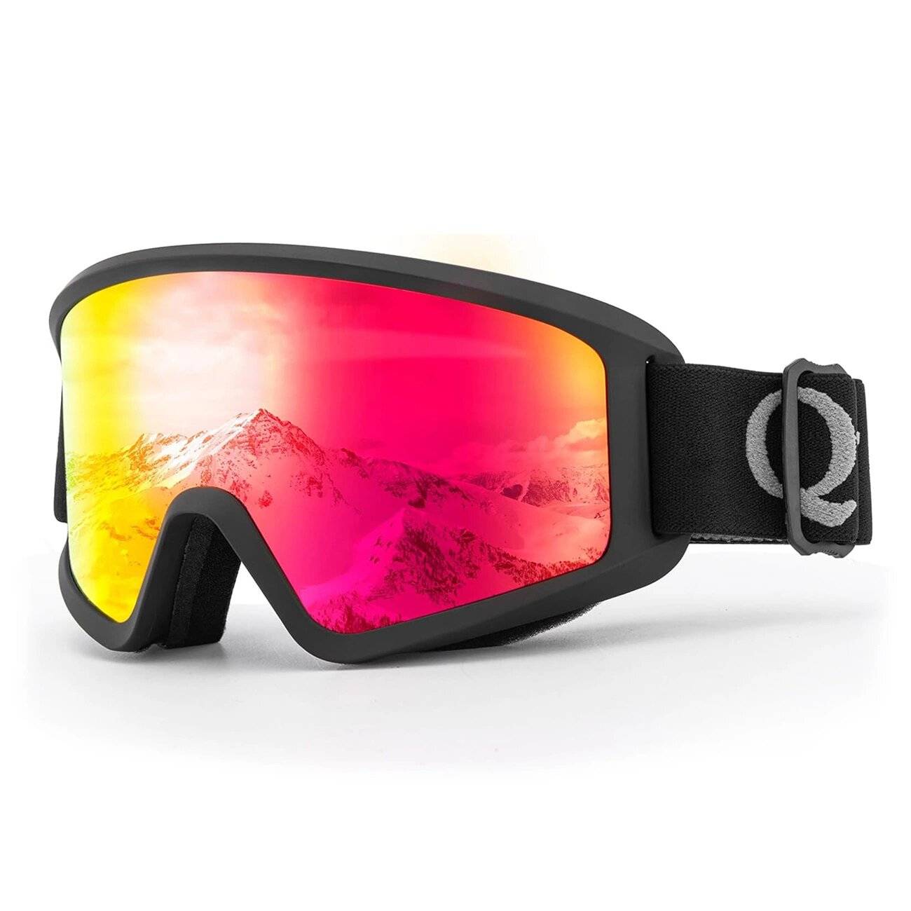 Qunature White Skibrille Erwachsene - Schwarz